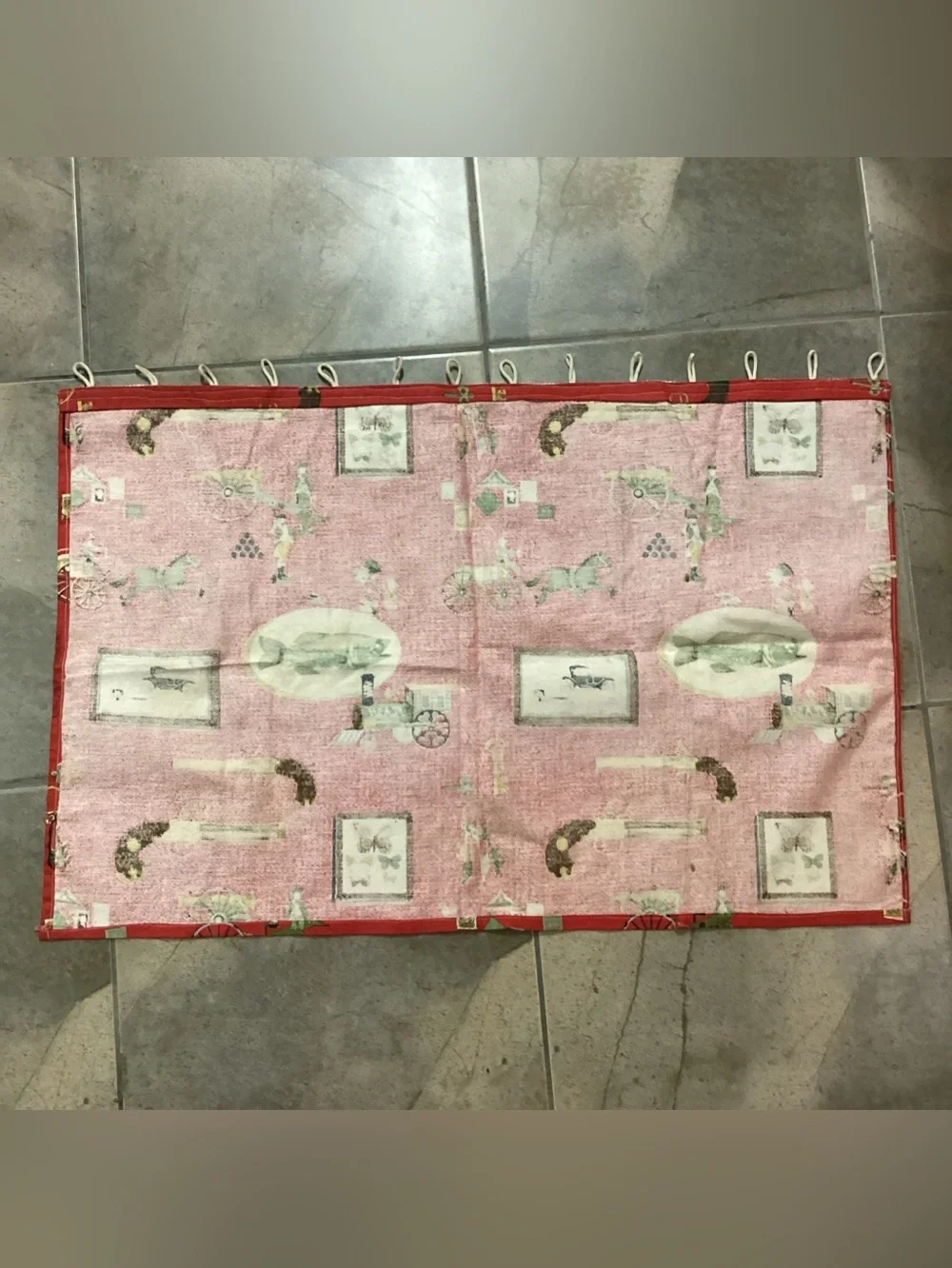 Vintage Retro Handmade Cafe Curtains